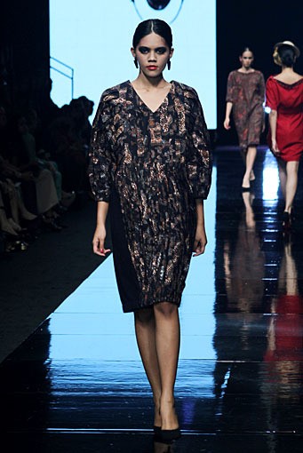 Oscar Lawalata The Culture Incarnation. Jakarta Fashion Week 2012 at Pacific Place Ground Floor. Jakarta. [Foto: Mohammad Abduh/Wolipop]