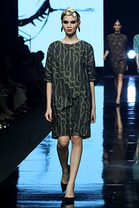 Oscar Lawalata The Culture Incarnation. Jakarta Fashion Week 2012 at Pacific Place Ground Floor. Jakarta. [Foto: Mohammad Abduh/Wolipop]