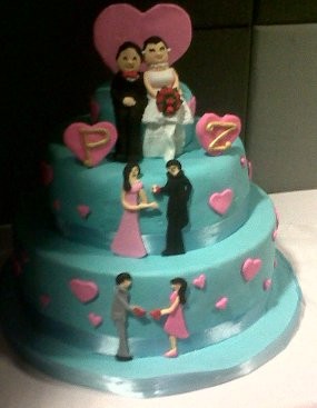 Nikah, Zee Zee & Prabu Revolusi Dapat Kue dari Fans