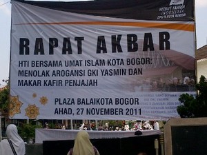 Jemaat GKI Yasmin Masih Tak Bisa Ibadah