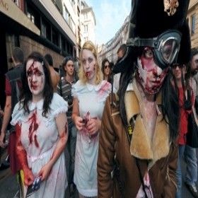  Hiii! 10 Ribu Zombie Penuhi Kota Meksiko