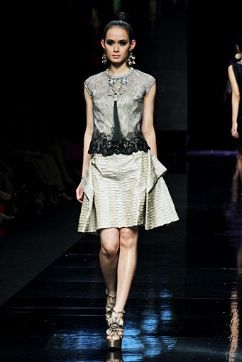 Sebastian Gunawan Charming Blend. Jakarta Fashion Week 2012 at Pacific Place Ground Floor. Jakarta. [Foto: Mohammad Abduh/Wolipop]