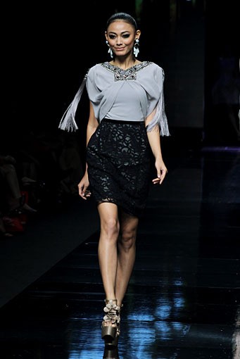 Sebastian Gunawan Charming Blend. Jakarta Fashion Week 2012 at Pacific Place Ground Floor. Jakarta. [Foto: Mohammad Abduh/Wolipop]