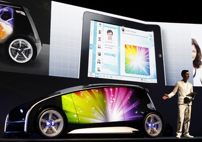 Mobil Touch Screen Toyota
