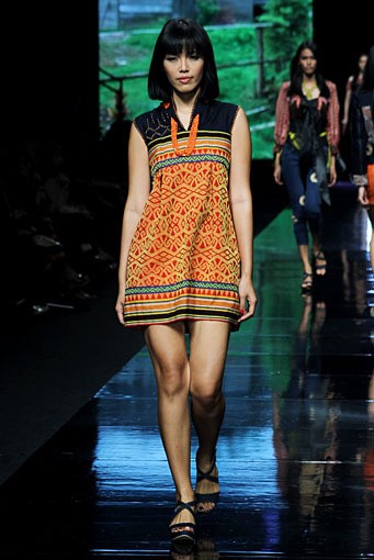 Uke Toegimin Exotic Rustic. Jakarta Fashion Week 2012 at Pacific Place Ground Floor. Jakarta. {Foto: Mohammad Abduh/Wolipop]