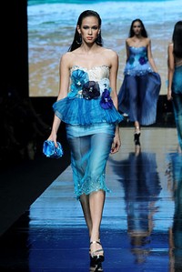Oki Wong La Mer. Jakarta Fashion Week 2012 at Pacific Place Ground Floor. Jakarta. [Foto: Mohammad Abduh/Wolipop]