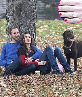Wow, Cincin Pertunangan Anne Hathaway Senilai Rp 1,3 M