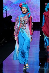 Jeny Tjahyawati Geo-Ethnic. Jakarta Fashion Week 2012 at Pacific Place Ground Floor. Jakarta. [Foto: Mohammad Abduh/Wolipop]