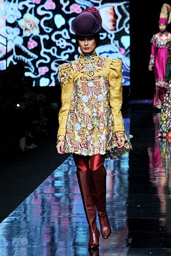 Herman Nauary Ekspresi Culture, Pacific Place Ground Floor Jakarta Fashion Week 2012. (Photo by Mohammad Abduh/Wolipop)