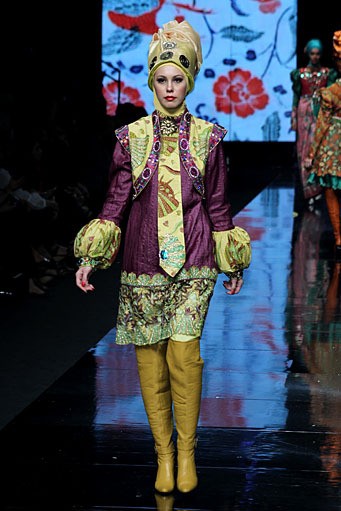 Herman Nauary Ekspresi Culture, Pacific Place Ground Floor Jakarta Fashion Week 2012. (Photo by Mohammad Abduh/Wolipop)