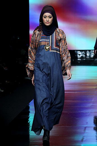 Najua Yanti Bellabaric. Jakarta Fashion Week 2012 at Pacific Place Ground Floor. Jakarta. [Foto: Mohammad Abduh/Wolipop]