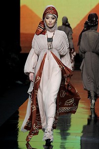 Nieta Hidayani Egyptian. Jakarta Fashion Week 2012 at Pacific Place Ground Floor. Jakarta. [Foto: Mohammad Abduh/Wolipop]