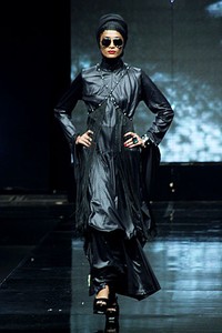 Hanni Hannanto Hjab Rock. Jakarta Fashion Week 2012 at Pacific Place Ground Floor. Jakarta. [Foto: Mohammad Abduh/Wolipop]