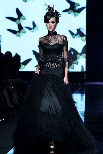 Soko Wiyanto Diagramma. Jakarta Fashion Week 2012 at Pacific Place Ground Floor. Jakarta. [Foto: Mohammad Abduh/Wolipop]