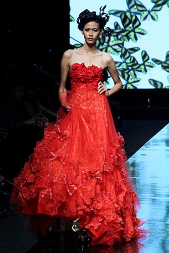 Soko Wiyanto Diagramma. Jakarta Fashion Week 2012 at Pacific Place Ground Floor. Jakarta. [Foto: Mohammad Abduh/Wolipop]