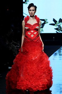 Soko Wiyanto Diagramma. Jakarta Fashion Week 2012 at Pacific Place Ground Floor. Jakarta. [Foto: Mohammad Abduh/Wolipop]