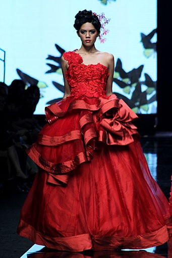 Soko Wiyanto Diagramma. Jakarta Fashion Week 2012 at Pacific Place Ground Floor. Jakarta. [Foto: Mohammad Abduh/Wolipop]