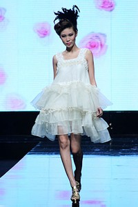 Yogie Pratama Diagramma. Jakarta Fashion Week 2012 at Pacific Place Ground Floor. Jakarta. [Foto: Mohammad Abduh/Wolipop]