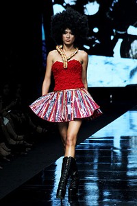 Ian Adrian Glam Rock. Jakarta Fashion Week 2012 at Pacific Place Ground Floor. Jakarta. [Foto: Mohammad Abduh/Wolipop]