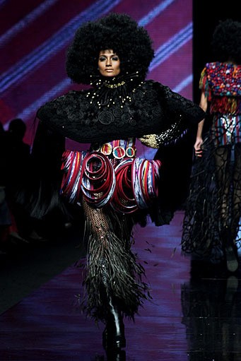 Ian Adrian Glam Rock. Jakarta Fashion Week 2012 at Pacific Place Ground Floor. Jakarta. [Foto: Mohammad Abduh/Wolipop]