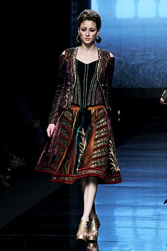 Defrico Audy The Aristocrate. Jakarta Fashion Week 2012 at Pacific Place Ground Floor. Jakarta. [Foto: Mohammad Abduh/Wolipop]