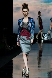 Hengki Kawilarang Sungketiquette. Jakarta Fashion Week 2012 at Pacific Place Ground Floor. Jakarta. [Foto: Mohammad Abduh/Wolipop]