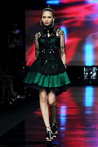 Vicky Soetono Mario & Jo. Jakarta Fashion Week 2012 at Pacific Place Ground Floor. Jakarta. [Foto: Mohammad Abduh/Wolipop]
