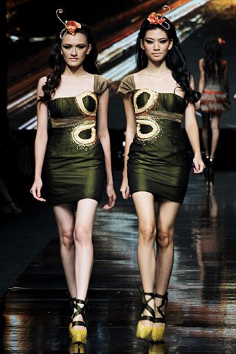 Angie Blaire Jakarta Nightlight Grooves. Jakarta Fashion Week 2012 at Pacific Place Ground Floor. Jakarta. [Foto: Mohammad Abduh/Wolipop]