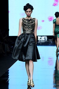 Yogie Pratama Diagramma. Jakarta Fashion Week 2012 at Pacific Place Ground Floor. Jakarta. [Foto: Mohammad Abduh/Wolipop]