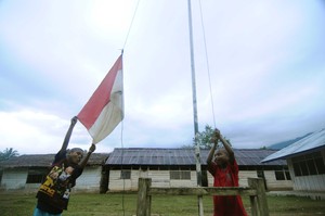 Merah Putih di Manusela