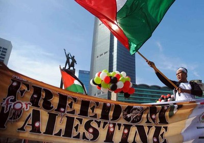 Aksi Dukung Kemerdekaan Palestina