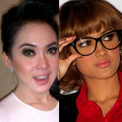 Syahrini Punya Jambul Khatulistiwa, Jupe Andalkan Rambut Anti Tsunami