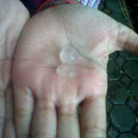 Hujan Es Guyur Bandung