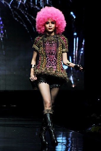 Adhyama Landak Tresure. Jakarta Fashion Week 2012 at Pacific Place Ground Floor. Jakarta. [Foto: Mohammad Abduh/Wolipop]
