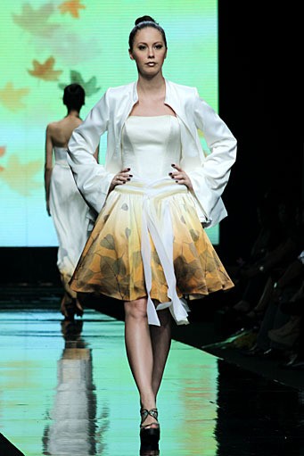 Padmo Gardjito Herbarium. Jakarta Fashion Week 2012 at Pacific Place Ground Floor. Jakarta. [Foto: Mohammad Abduh/Wolipop]