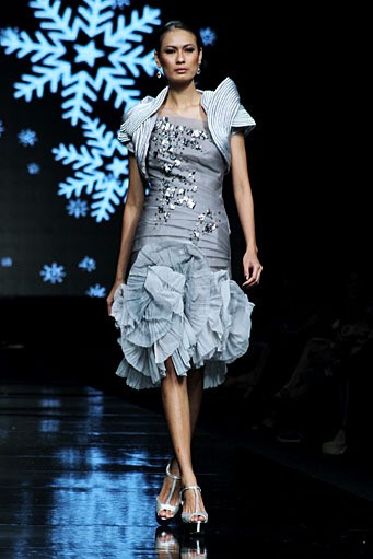 Hary Ibrahim Romanric Freeze. Jakarta Fashion Week 2012 at Pacific Place Ground Floor. Jakarta. [Foto: Mohammad Abduh/Wolipop]