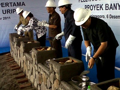 Peletakan Batu Pertama Sumur Minyak Banyu Urip