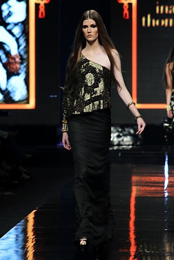 Ina Thomas The Goth Des. Jakarta Fashion Week 2012 at Pacific Place Ground Floor. Jakarta.  [Foto: Mohammad Abduh/Wolipop]
