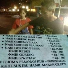 Suyoto, Penjual Nasi Goreng yang Gratiskan Ibu Hamil