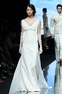 Jeffry Tan Fleur Blanche BRI Present LPM Graduates by Fashion Council. Jakarta Fashion Week 2012 at Pacific Place Ground Floor. Jakarta. [Foto: Mohammad Abduh/Wolipop]