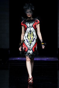 Sebastian Gunawan Dewi Fashion Knight. Jakarta Fashion Week 2012 at Pacific Place Ground Floor. Jakarta. [Foto: Mohammad Abduh/Wolipop]