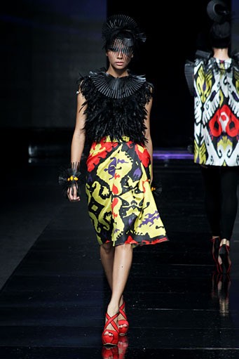 Sebastian Gunawan Dewi Fashion Knight. Jakarta Fashion Week 2012 at Pacific Place Ground Floor. Jakarta. [Foto: Mohammad Abduh/Wolipop]