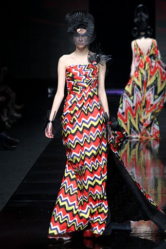 Sebastian Gunawan Dewi Fashion Knight. Jakarta Fashion Week 2012 at Pacific Place Ground Floor. Jakarta. [Foto: Mohammad Abduh/Wolipop]