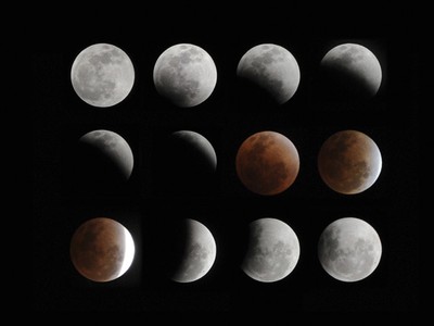 Gerhana Bulan Total di Berbagai Negara