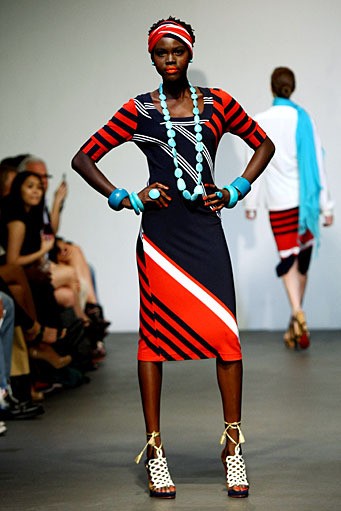 Stephen Burrows, Spring/Summer 2012. New York Fashion Week 2012. [Photo by Neilson Barnard/Getty Images]