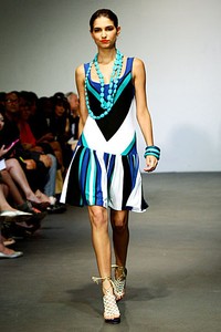 Stephen Burrows, Spring/Summer 2012. New York Fashion Week 2012. [Photo by Neilson Barnard/Getty Images]