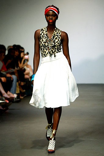 Stephen Burrows, Spring/Summer 2012. New York Fashion Week 2012. [Photo by Neilson Barnard/Getty Images]