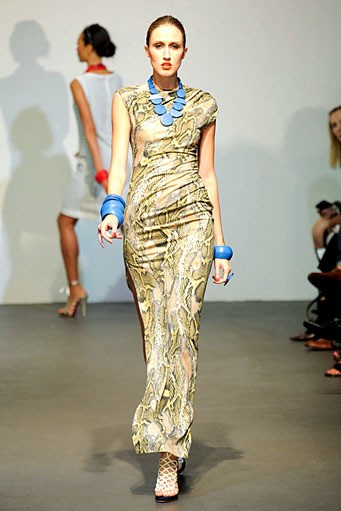 Stephen Burrows, Spring/Summer 2012. New York Fashion Week 2012. [Photo by Neilson Barnard/Getty Images]