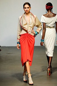 Stephen Burrows, Spring/Summer 2012. New York Fashion Week 2012. [Photo by Neilson Barnard/Getty Images]