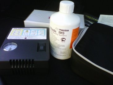 Ada Tire Repair Kit, Pengguna Mazda8 Tak Perlu Khawatir Ban Bocor
